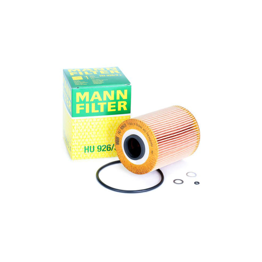 MANN-FILTER HU 926/3 x Oil Filter with seal, Filter Insert