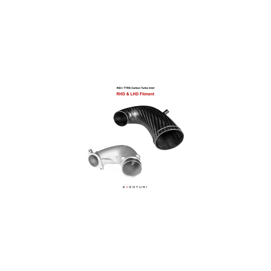 Eventuri Audi RS3 Gen 2 8V.5 & TTRS 8S Carbon Turbo Inlet for Carbon Intake with NO FLANGE I