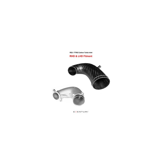 Eventuri Audi RS3 Gen 2 8V.5 & TTRS 8S Carbon Turbo Inlet for Carbon Intake with NO FLANGE I