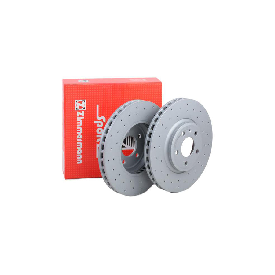 ZIMmERMANN SPORT COAT Z 100 3331 52 Brake Disc Internally Vented Perforated Coated High carbon