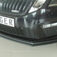 Rieger 00079030 Skoda 5E Octavia RS Front Splitter -  Matte Black