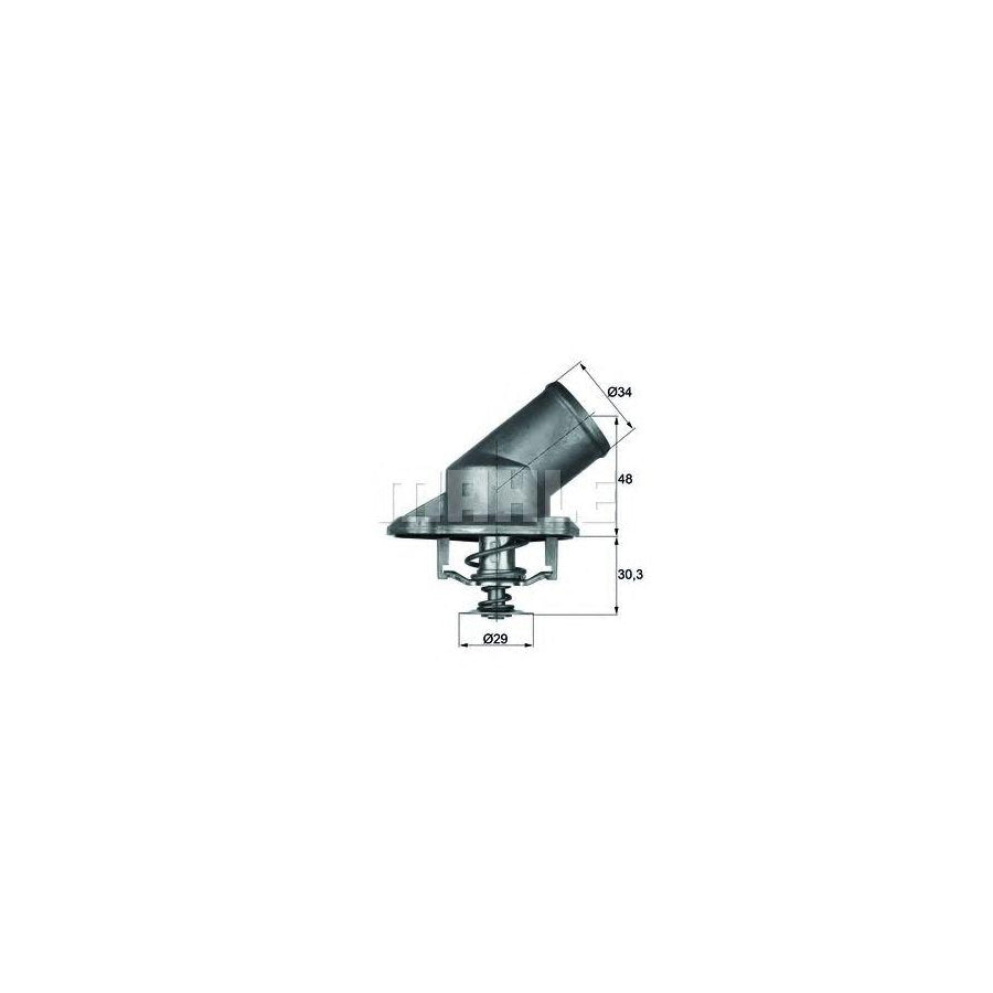 MAHLE ORIGINAL TI 4 92 Engine thermostat Opening Temperature: 92°C, with seal