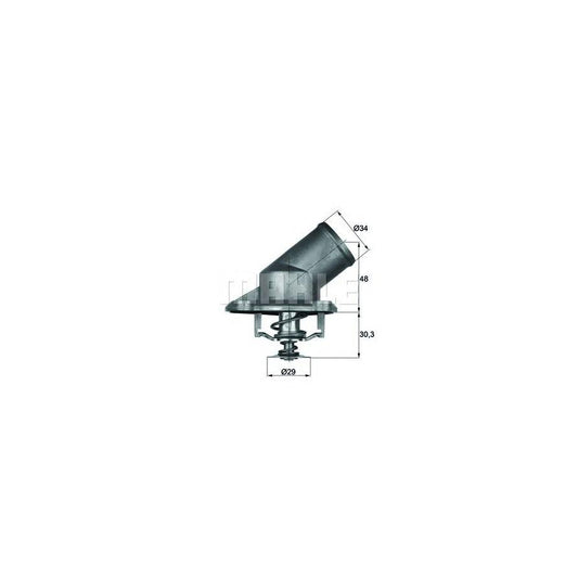 MAHLE ORIGINAL TI 4 92 Engine thermostat Opening Temperature: 92°C, with seal