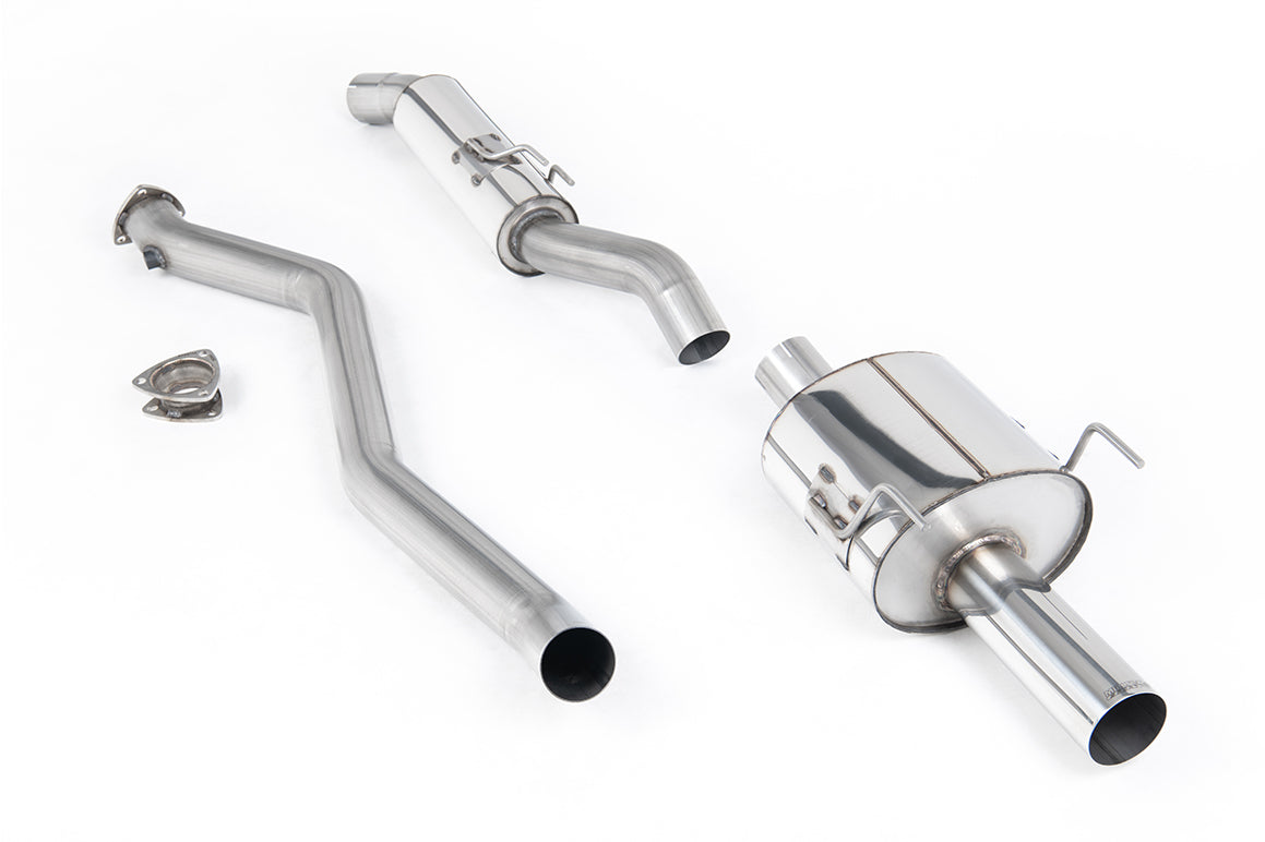 MillTek SSXHO271 Honda Integra Resonated Cat-Back with Single Wall 3.5" Polished Tip