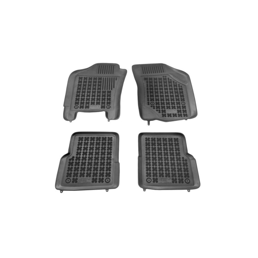 REZAW PLAST 201510 Floor mat set for FIAT Siena (178, 172) Elastomer, Front and Rear, Black