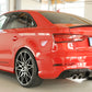 Rieger 00088184 Audi 8V A3 Rear Diffuser for Twin Tailpipe Left - Glossy Black