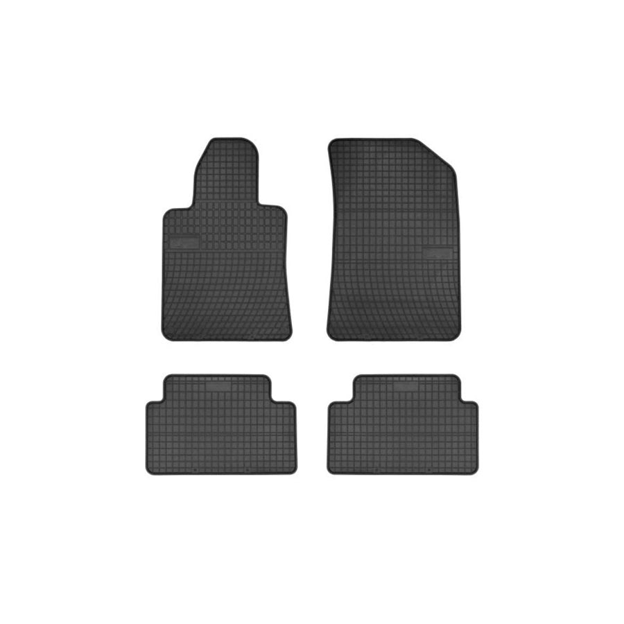 FROGUM Tailored 0630 Floor mat set for PEUGEOT 508 Elastomer, Front and Rear, Quantity: 4, Black, (LHD)