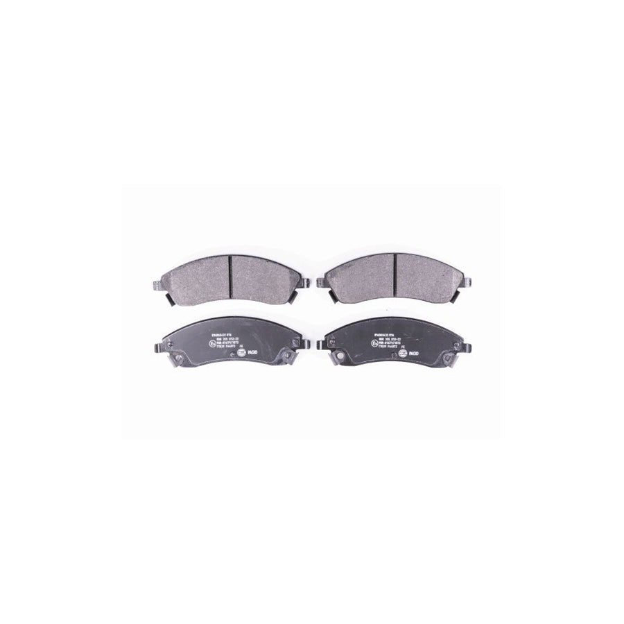 Hella 8DB 355 012 221 Brake Pad Set With Acoustic Wear Warning