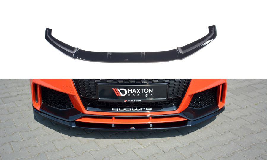 Maxton Design AU-TT-3-RS-FD2T Front Splitter V.2 Audi TT RS 8S | Duco Car Parts UK Car Parts