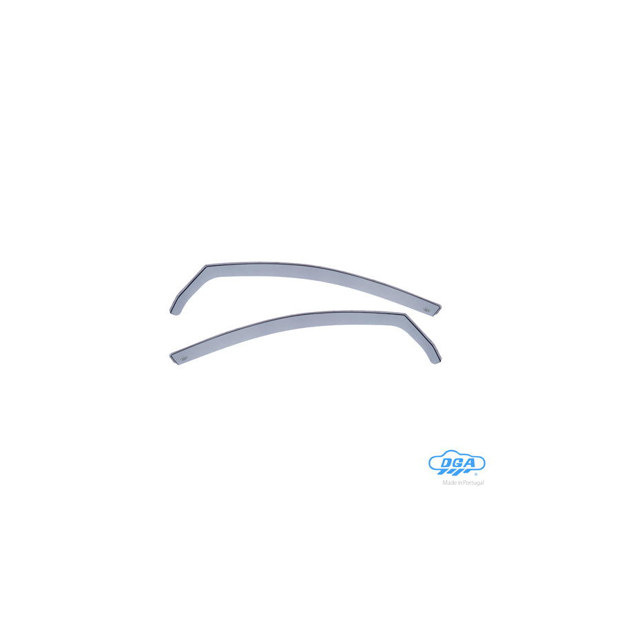 DGA 24027 Wind deflectors for VW Golf V Hatchback (1K1) Arrow direction, Front, inner