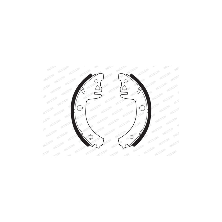 FERODO PREMIER FSB325 Brake Shoe Set for SKODA FAVORIT