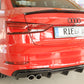 Rieger 00088184 Audi 8V A3 Rear Diffuser for Twin Tailpipe Left - Glossy Black