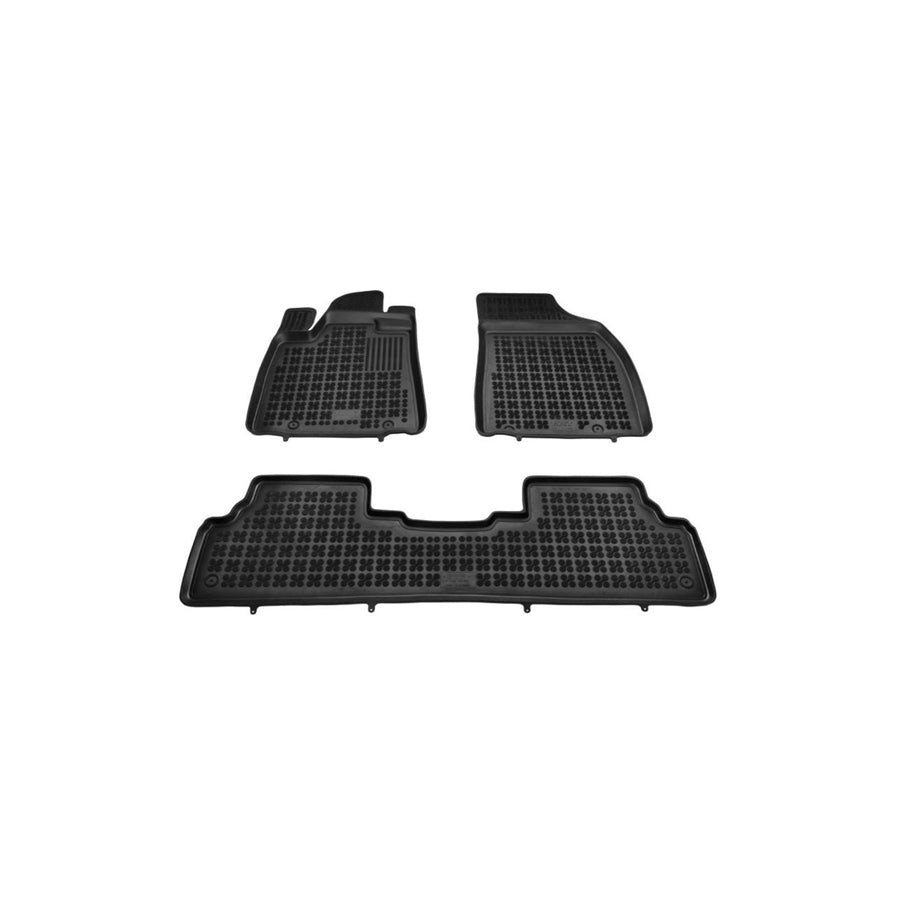 REZAW PLAST 202404 Floor mat set for LEXUS RX III (AL10) Elastomer, Front and Rear, Black