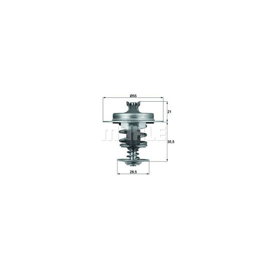 MAHLE ORIGINAL TX 67 83D Engine thermostat Opening Temperature: 83°C, with seal