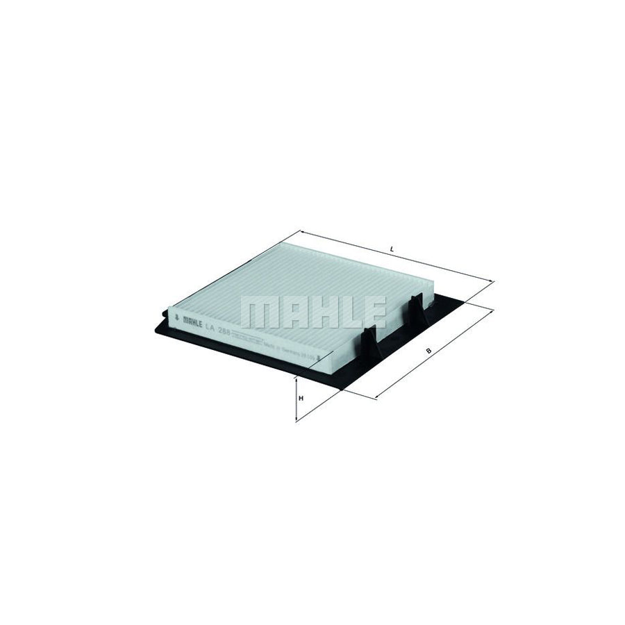 MAHLE ORIGINAL LA 288 Pollen filter for LAND ROVER Range Rover II (P38A) Particulate Filter