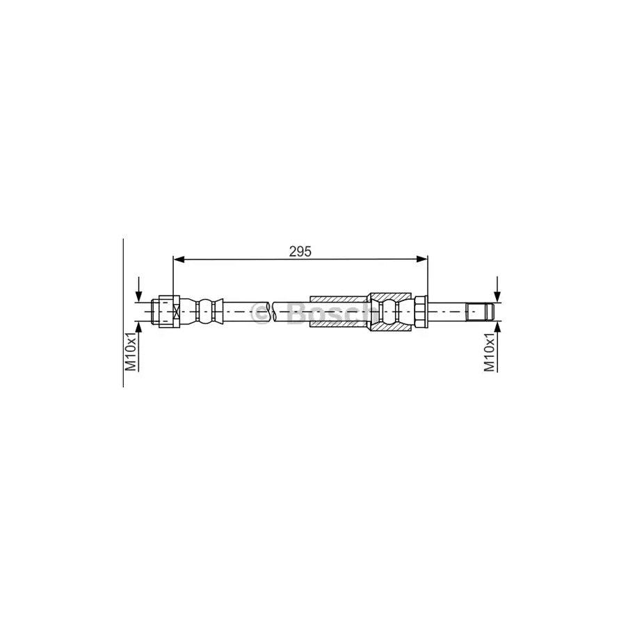 BOSCH 1 987 481 746 Brake Hose 295Mm