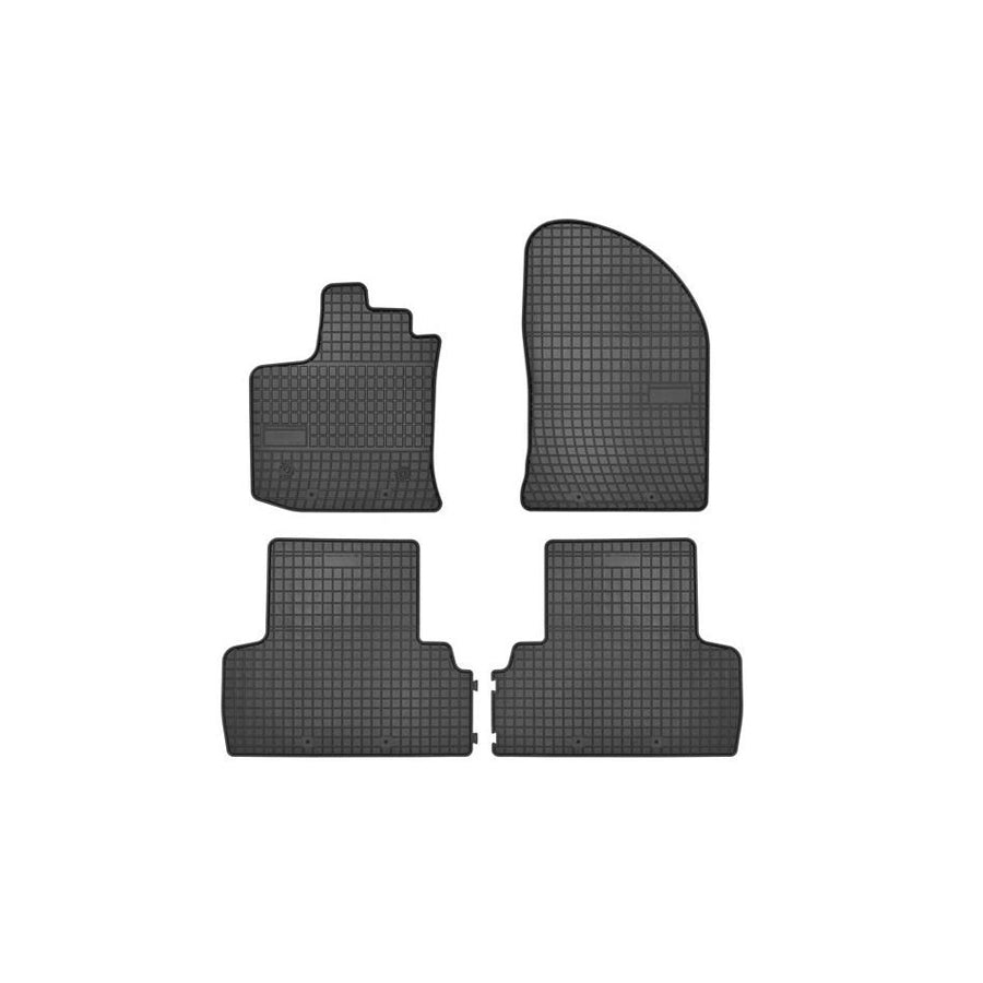 FROGUM Tailored 542629 Floor mat set for DACIA Lodgy (JS_) Elastomer, Front and Rear, Quantity: 4, Black, (LHD)