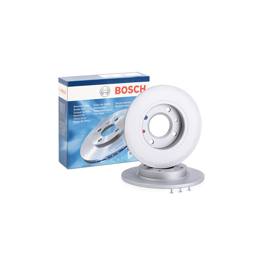 BOSCH 0 986 479 C54 Brake Disc Solid Coated with bolts screws