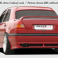 Rieger 00099208 Mercedes-Benz W202 C-Class Rear Window Cover - Carbon-Look