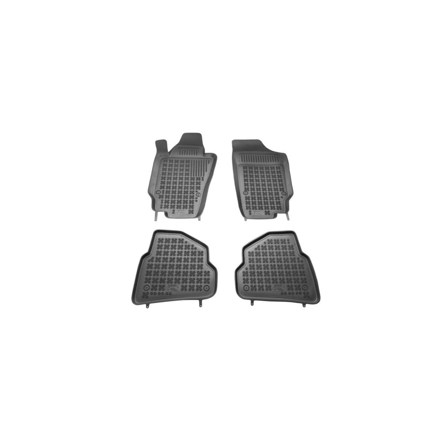 REZAW PLAST Tailored 202004 Floor mat set for SEAT IBIZA Elastomer, Front and Rear, Quantity: 4, Black
