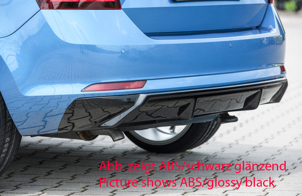 Rieger 00079026 Skoda NH Rapid Rear Diffuser