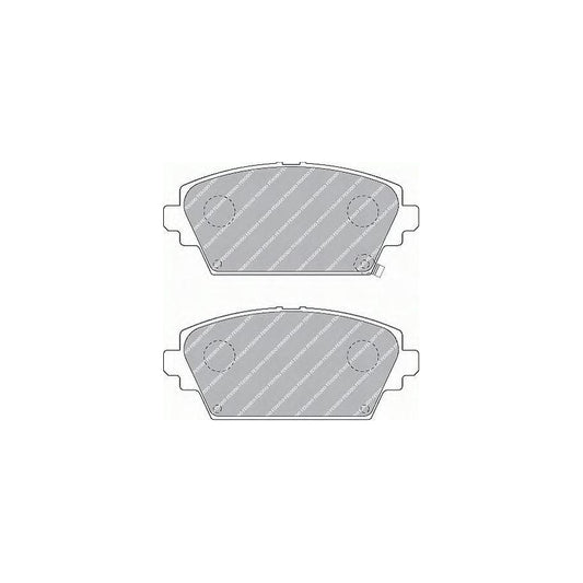 Ferodo Fsl598 Brake Pad Set Fuse Technology With Acoustic Wear Warning