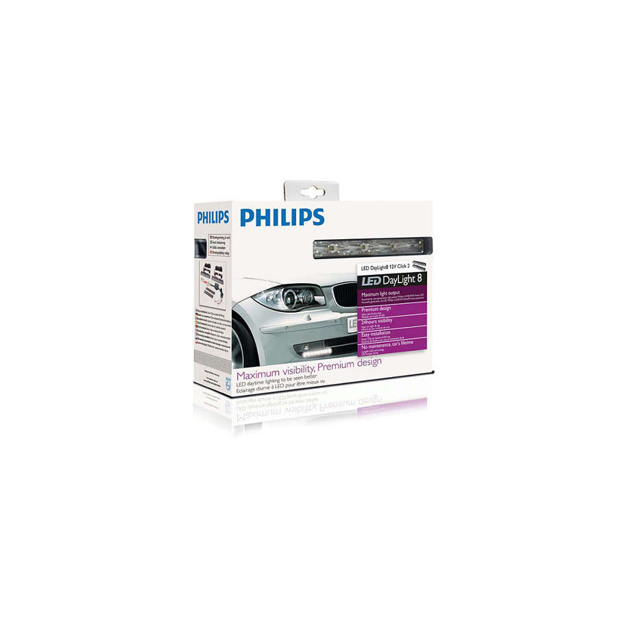 PHILIPS 12824WLEDX1 Daytime running lights kit 12V, LED