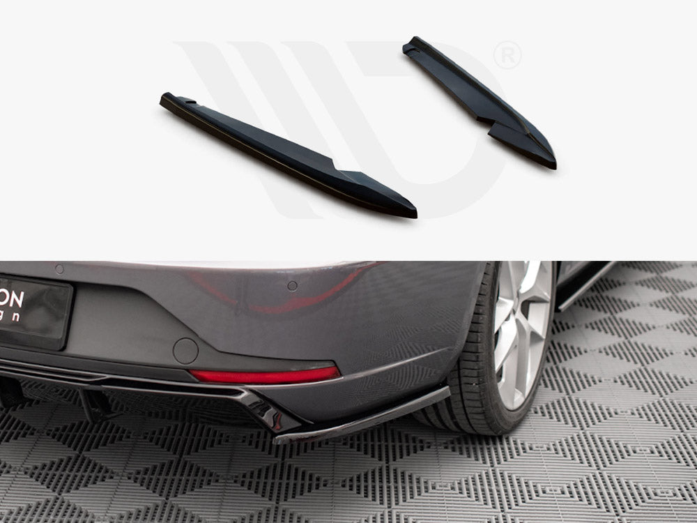 Maxton Design SE-LE-3-FR-ST-RSD2T Rear Side Splitters V.2 Seat Leon Fr Sportstourer MK3 (2012-2016) | Duco Car Parts UK Car Parts