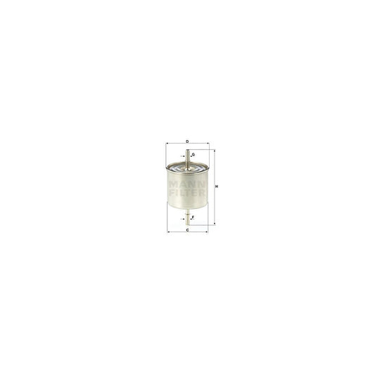 MANN-FILTER WK 8046 Fuel filter In-Line Filter