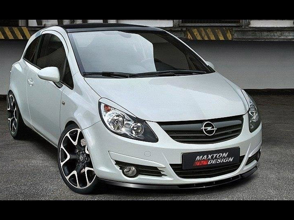 Maxton Design OP-CO-D-FD1T Front Splitter Opel Corsa d | Duco Car Parts UK Car Parts
