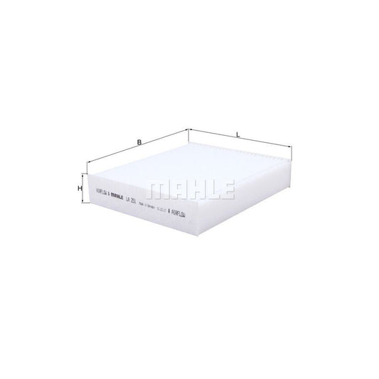 MAHLE ORIGINAL LA 251 Pollen filter Particulate Filter