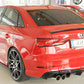 Rieger 00088186 Audi 8V A3 Rear Diffuser for Sport Tailpipe Left & Right - Glossy Black