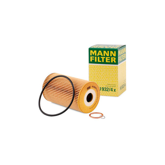 MANN-FILTER HU 932/4 x Oil Filter with seal, Filter Insert