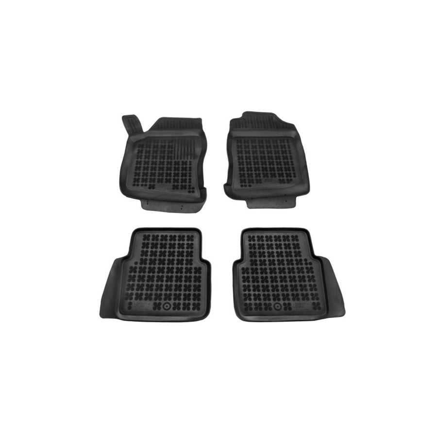 REZAW PLAST 202602 Floor mat set for SAAB 9-5 Elastomer, Front and Rear, Black