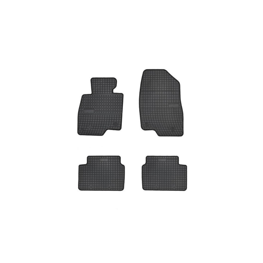 FROGUM Tailored 0862 Floor mat set Elastomer, Front and Rear, Quantity: 4, Black, (LHD)