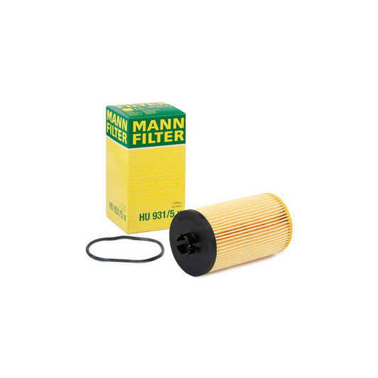 MANN-FILTER HU 931/5 x Oil Filter with seal, Filter Insert
