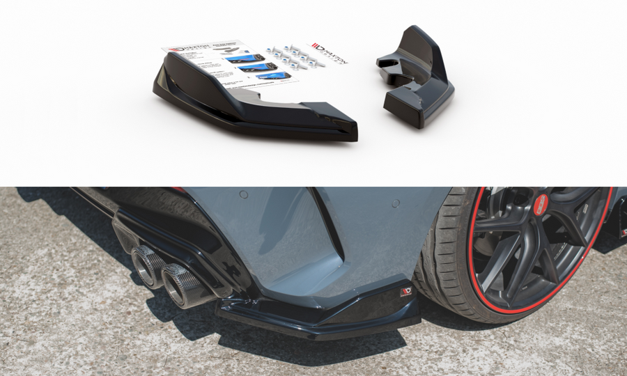 Maxton Design BM-1-40-M-RSD3T Rear Side Splitters V.4 BMW Series 1 F40 M-Pack / M135i | Duco Car Parts UK Car Parts