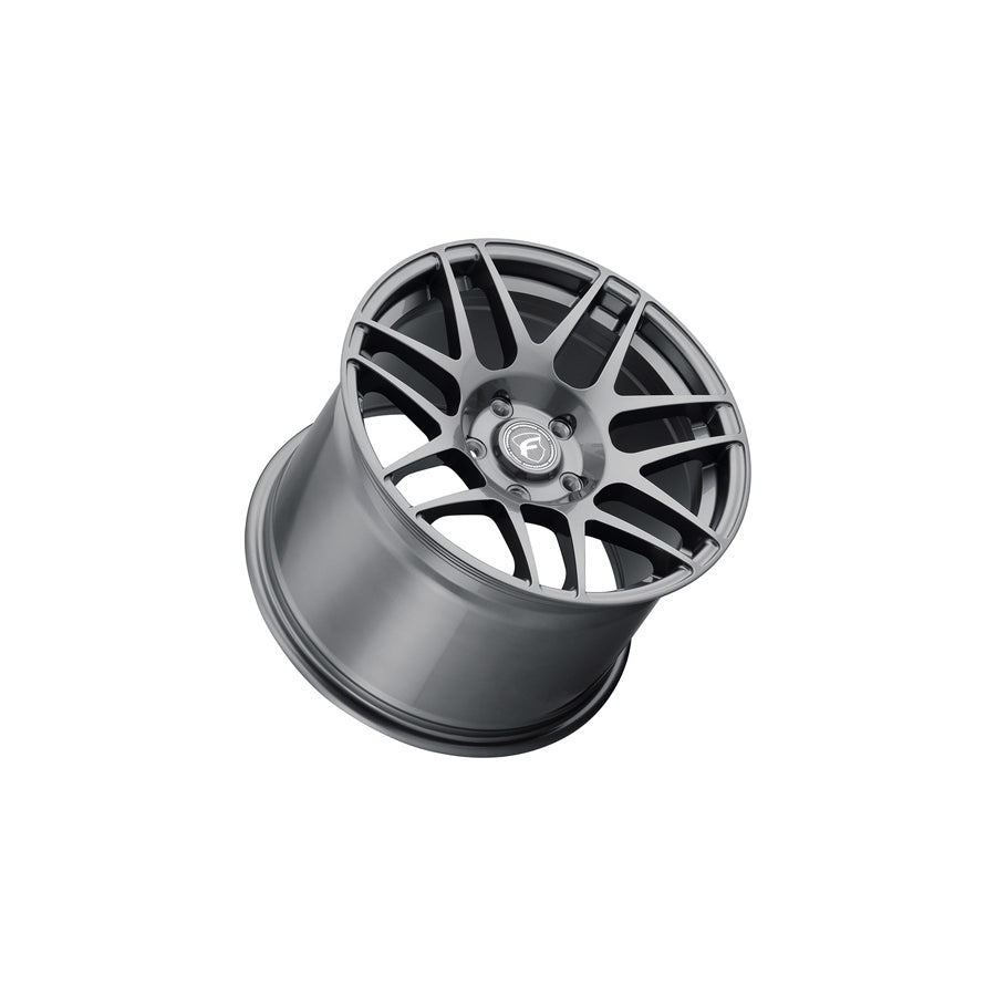 Forgestar F17388022P15 18x8 F14 Drag Semi Concave 5x120 ET15 BS5.125 Gloss Anthracite Drag Racing Wheel