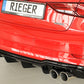 Rieger 00088186 Audi 8V A3 Rear Diffuser for Sport Tailpipe Left & Right - Glossy Black