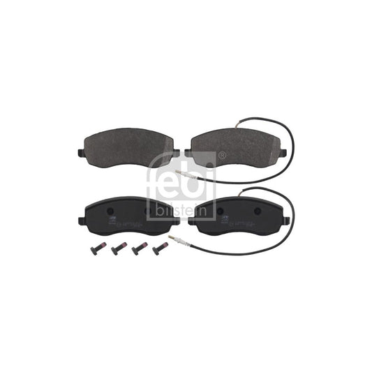 Febi Bilstein 16846 Brake Pad Set Front Axle Incl Wear Warning Contact With Bolts Screws