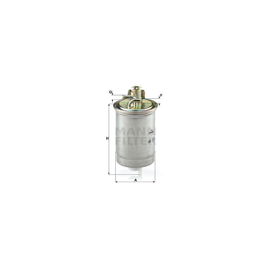 MANN-FILTER WK 841 Fuel filter In-Line Filter