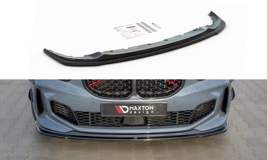 Maxton Design BM-1-40-MPACK-FD1T Front Splitter V.1 BMW Series 1 F40 M-Pack / M135i | Duco Car Parts UK Car Parts
