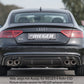 Rieger 00099222 Audi B8 B81 A5 Rear Diffuser for Original Twin Tailpipe Left - Carbon-Look