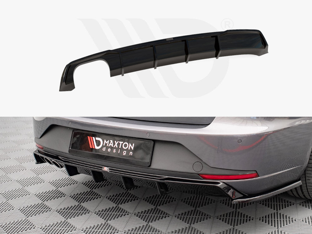Maxton Design SE-LE-3-FR-ST-RS1T Rear Valance Seat Leon Fr Sportstourer MK3 (2012-2016) | Duco Car Parts UK Car Parts