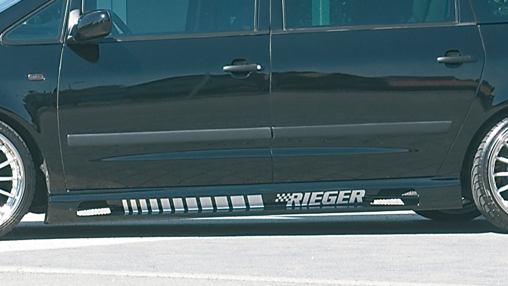 Rieger 00054105 Ford WGR 7MS 7M Alhambra, Galaxy & Sharan Right Side Skirt -  Matte Black