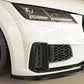 Rieger 00088188 Audi 8J-FV 8S Front Splitter (TT & TTS) - Glossy Black