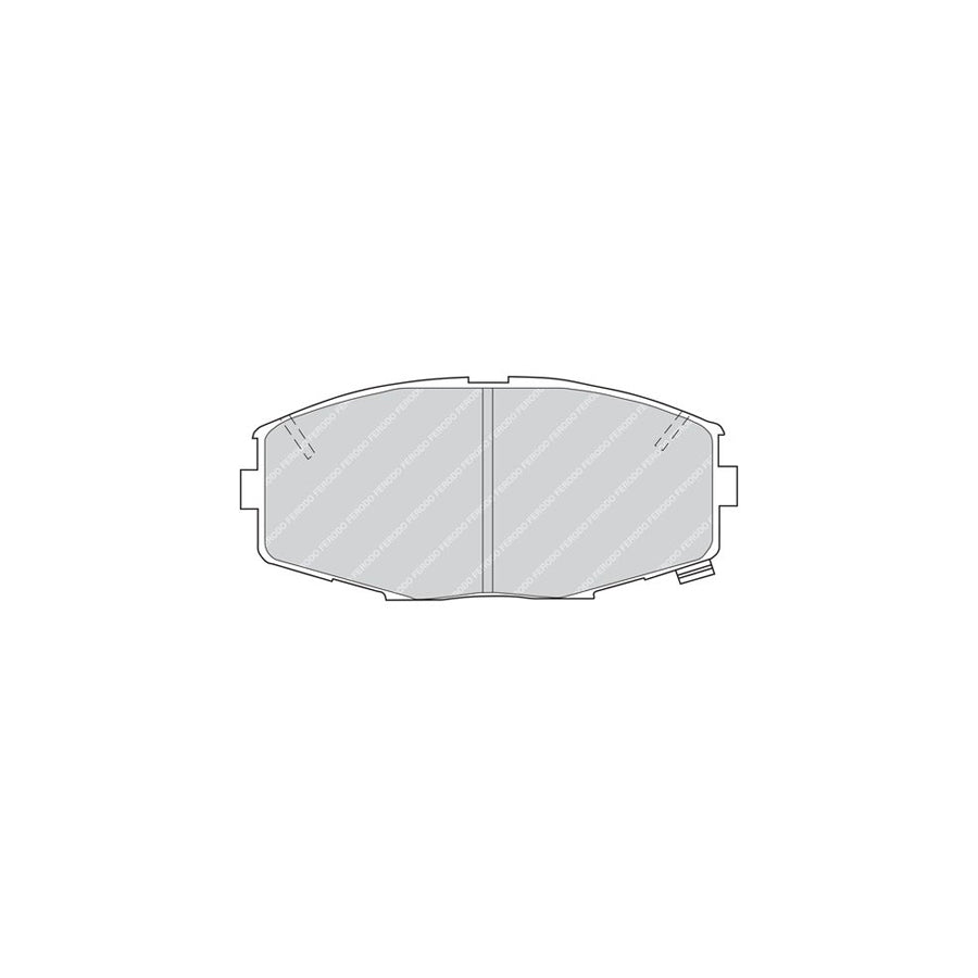Ferodo Premier Fdb476 Brake Pad Set With Acoustic Wear Warning