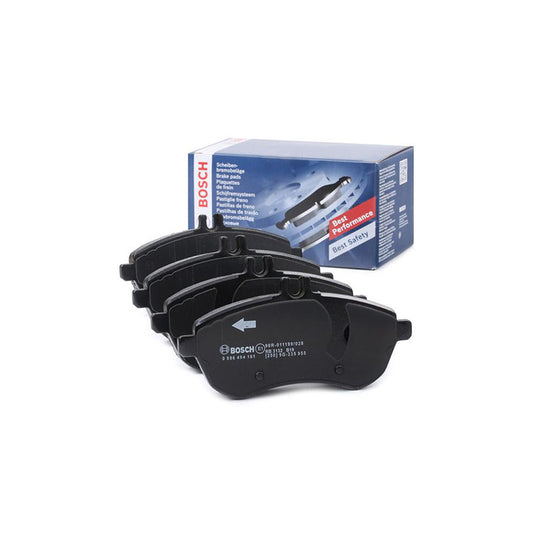 Bosch 0986494161 Brake Pad Set With Anti Squeak Plate BP1072