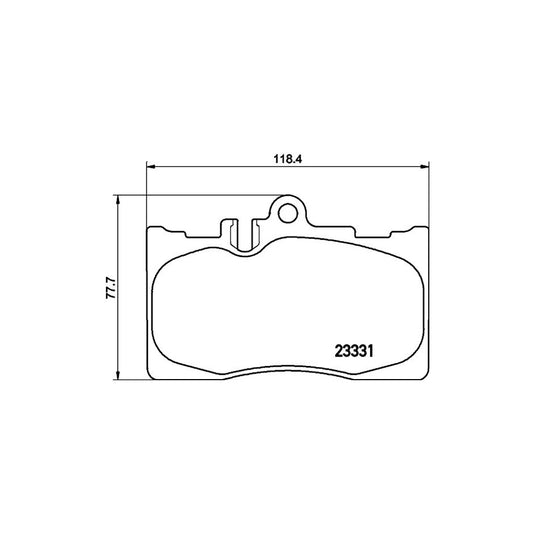 Hella 8DB 355 009 861 Brake Pad Set For Lexus Ls Iii Xf30 Prepared For Wear Indicator