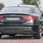 Rieger 00099221 Audi B8 B81 A5 Rear Diffuser for Original Tailpipe Left & RIght - Carbon-Look